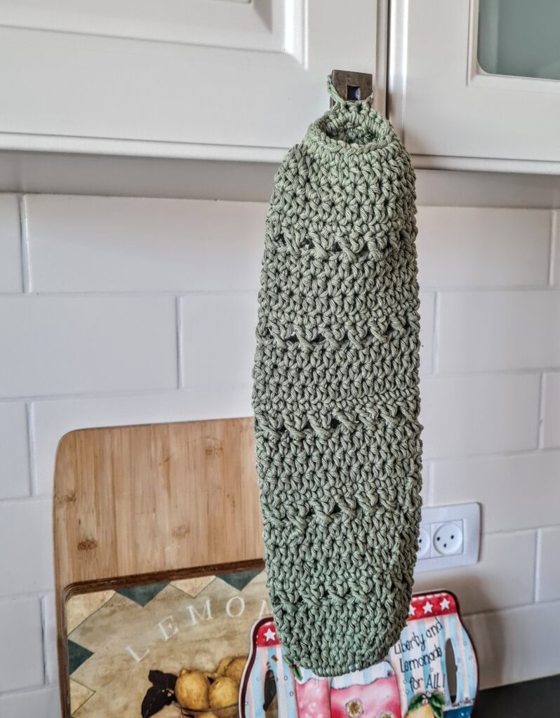 crochet plastic bag holder pattern