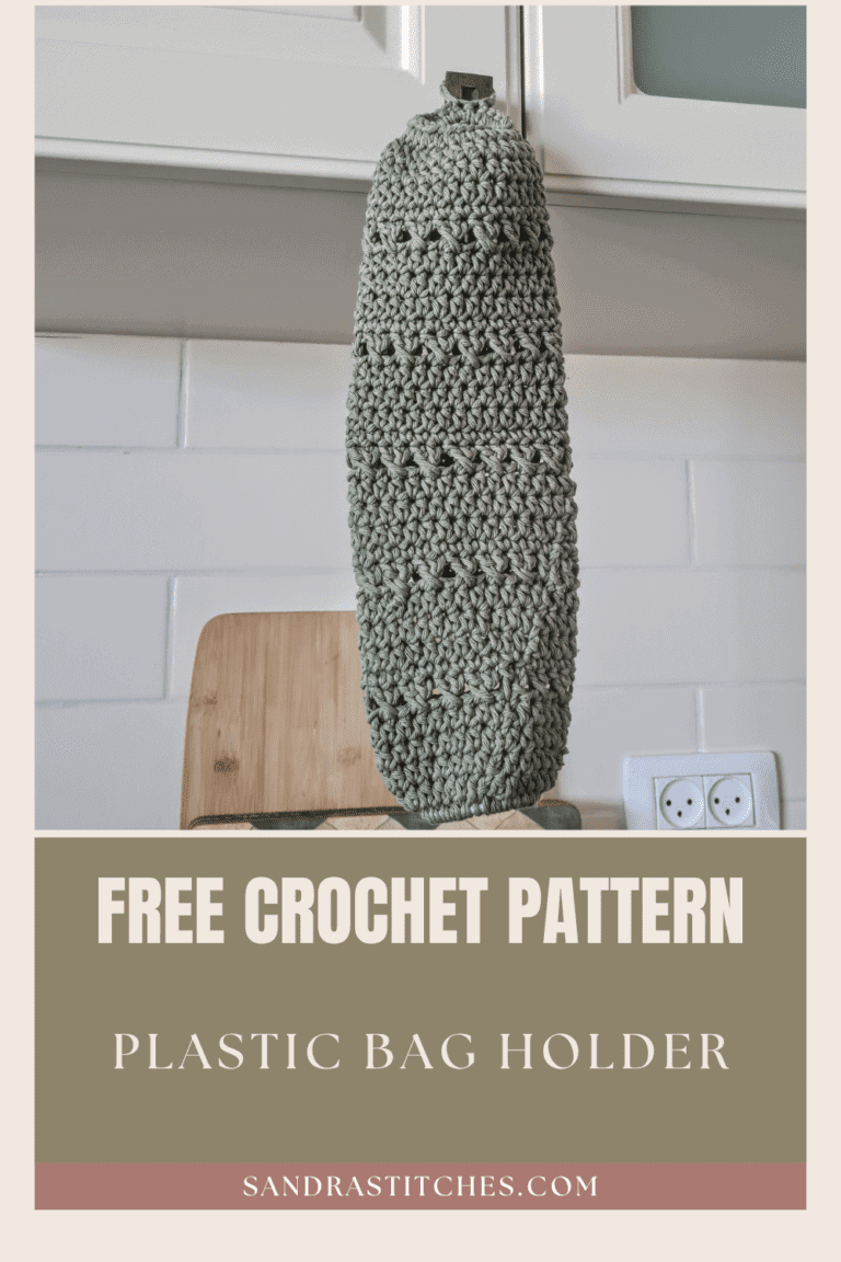 Crochet cheap bag holder