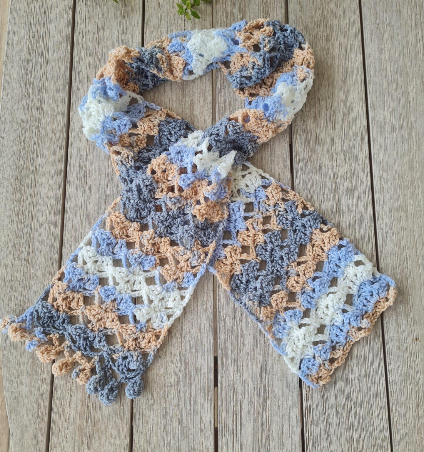 Free Crochet Scarf Pattern The Sky Scarf Sandra Stitches