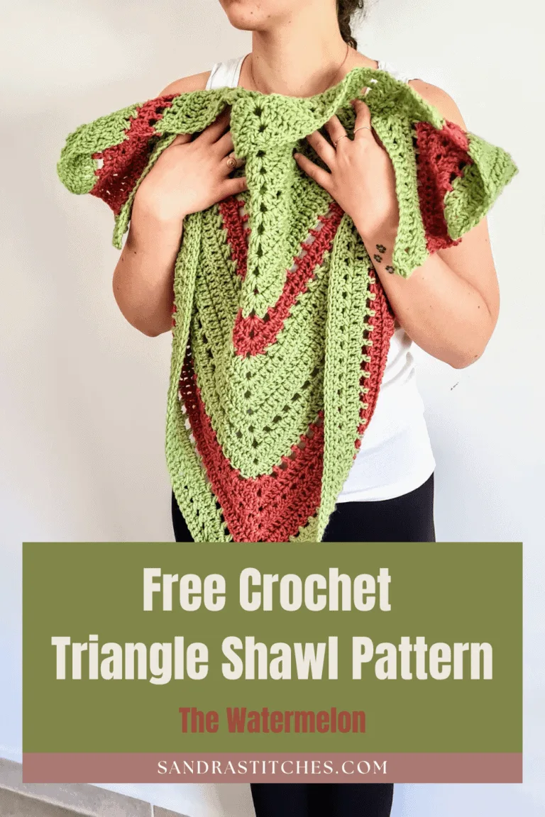 Triangle Shawl Crochet Pattern