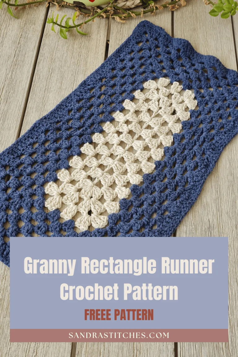 granny rectangle table runner pattern