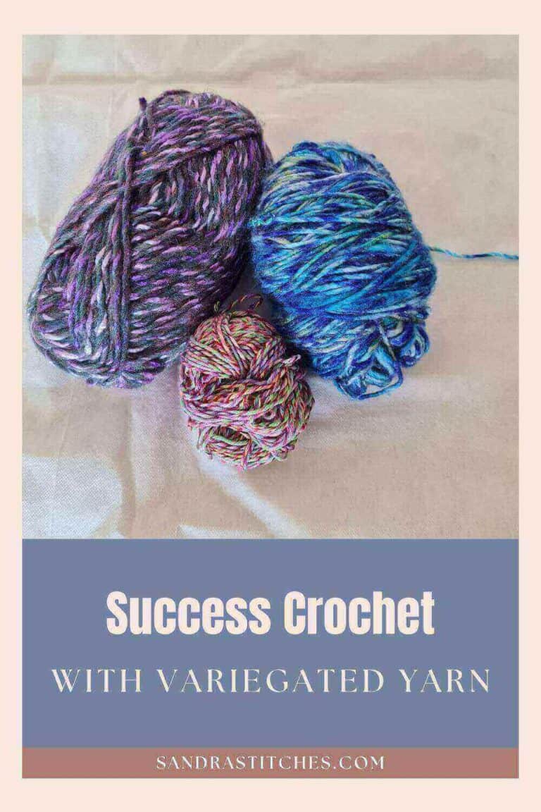 crochet with variegated yarn