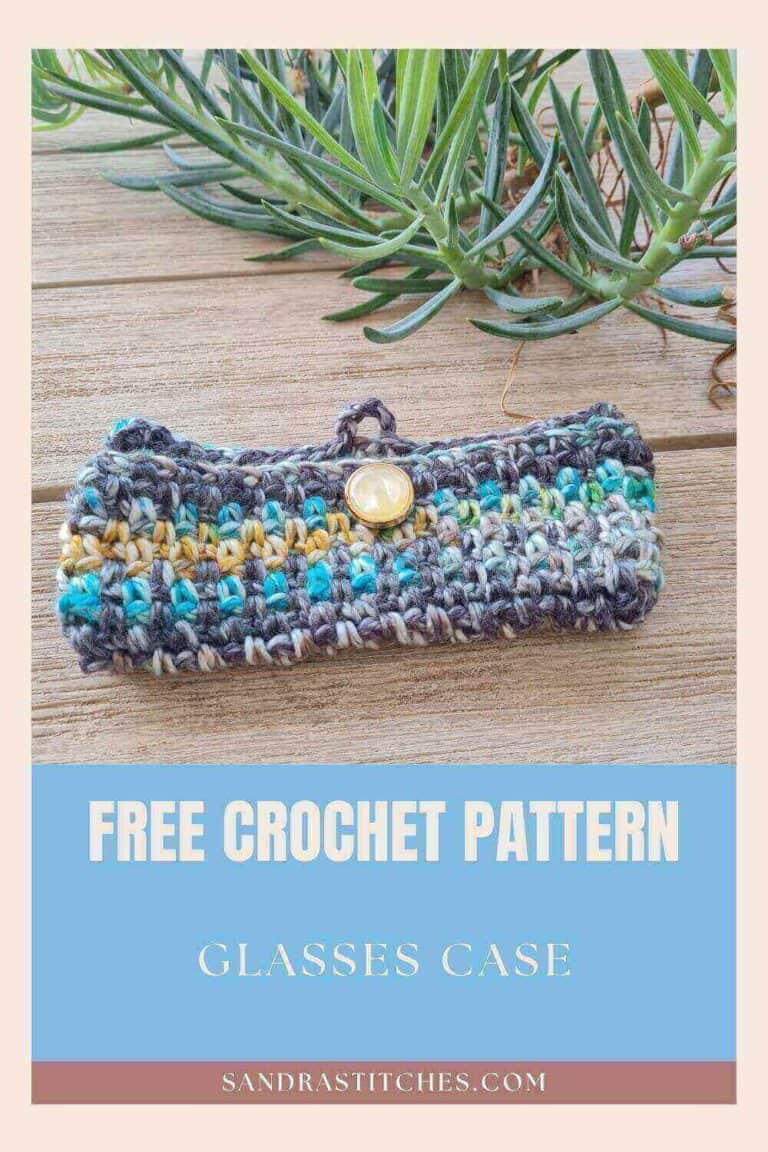 Crochet Glasses Case Free Pattern - Sandra Stitches