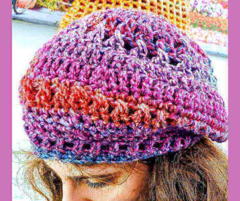Shell Stitch Beanie Crochet Pattern Sandra Stitches