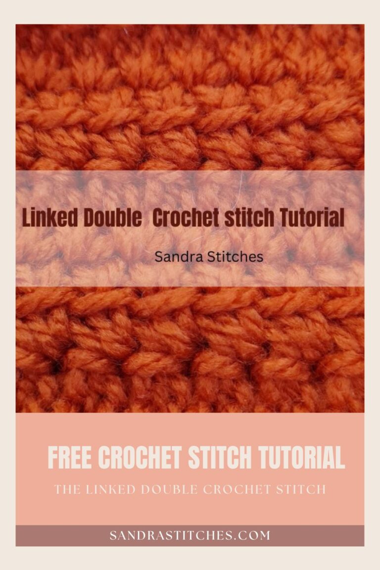 linked double crochet stitch tutorial