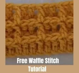 waffle stitch tutorial