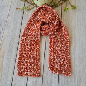 3 strands yarn chunky scarf pattern