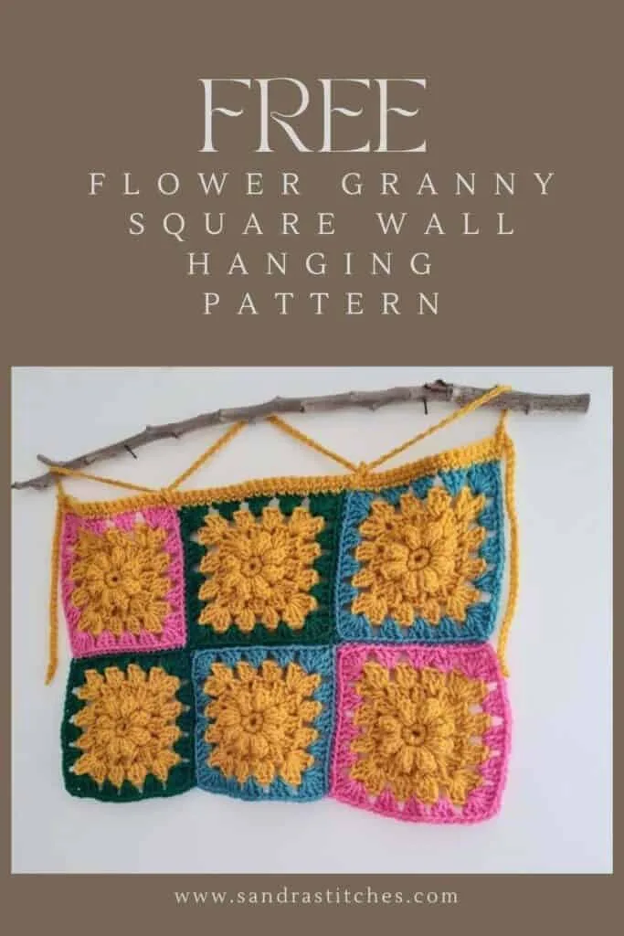 crochet flower granny square pattern
