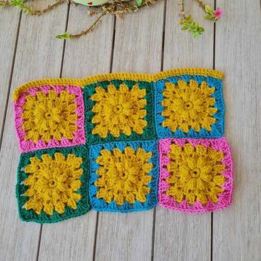 crochet flower granny square