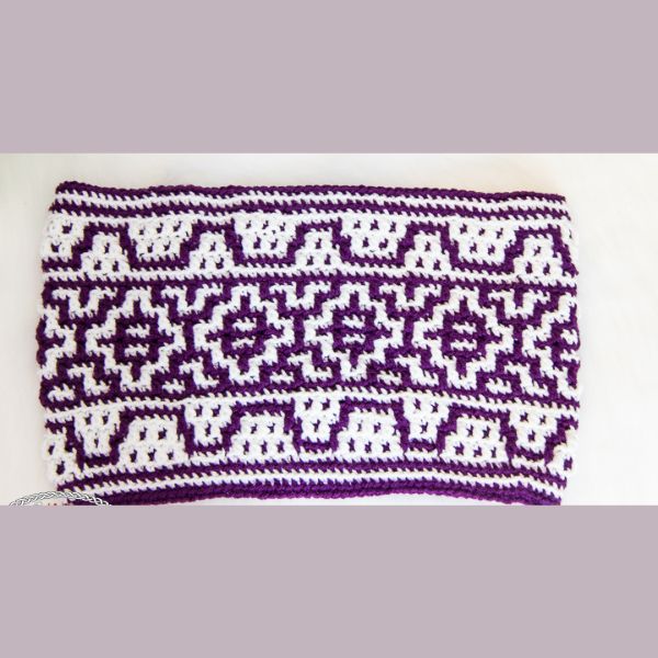 mosaic crochet cowl free pattern