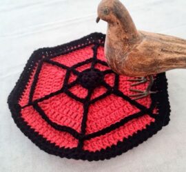 crochet red hotpat pattern