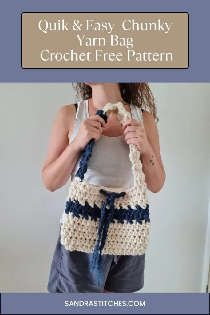 crochet bag pattern chunky yarn