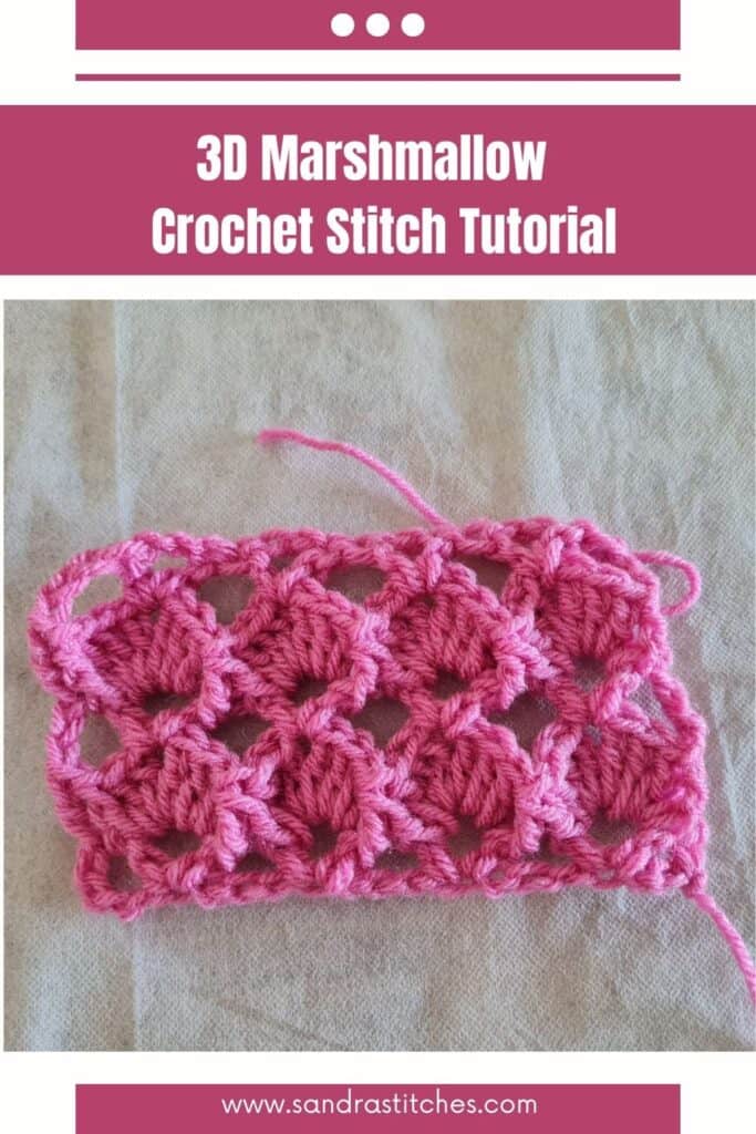 Marshmallow stitch best sale crochet pattern