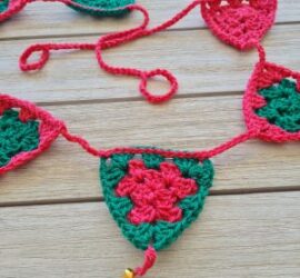 christmas bunting crochet pattern