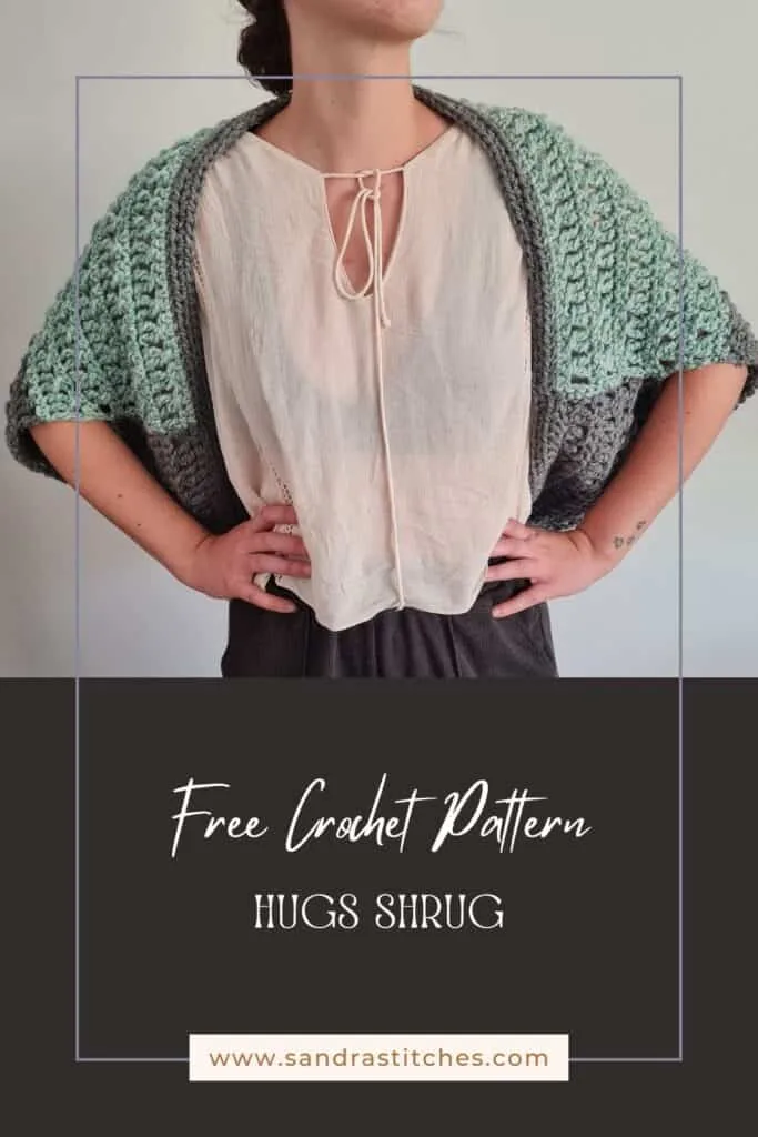 free crochet pattern hugs shrug
