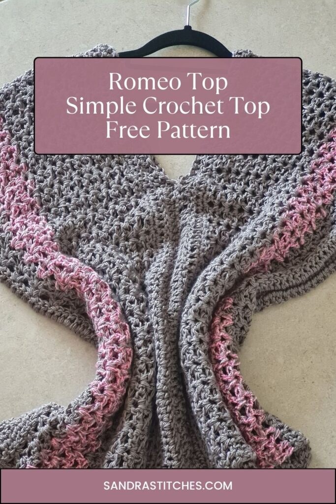 simple crochet top pattern