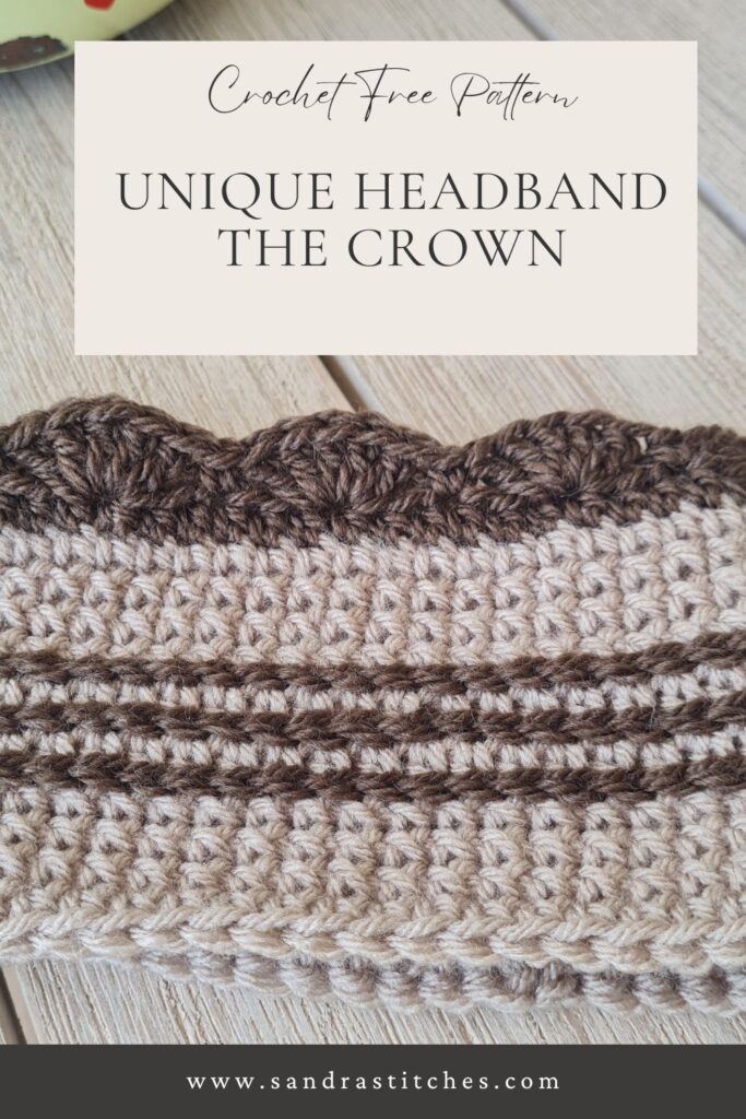 crown crochet headband
