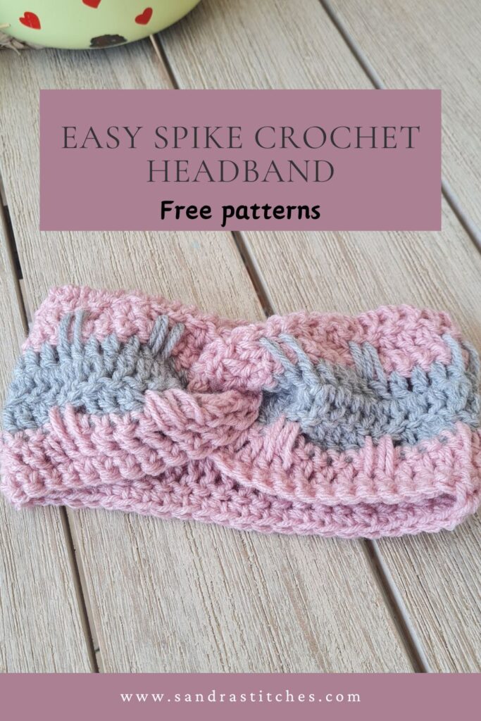 spike crochet headband pattern