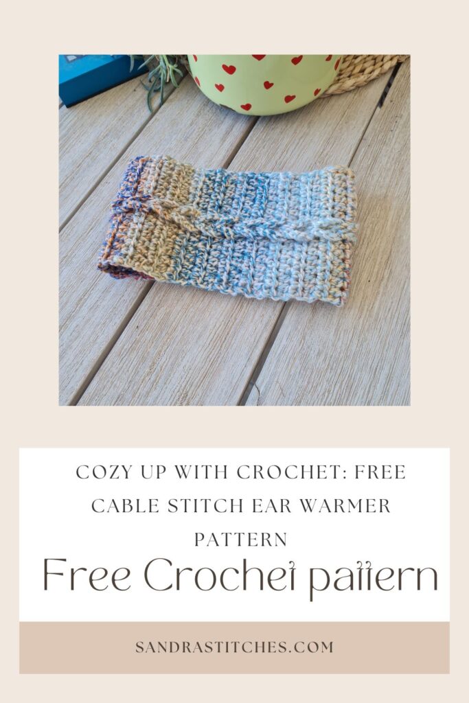 crochet cable ear warmer free patter