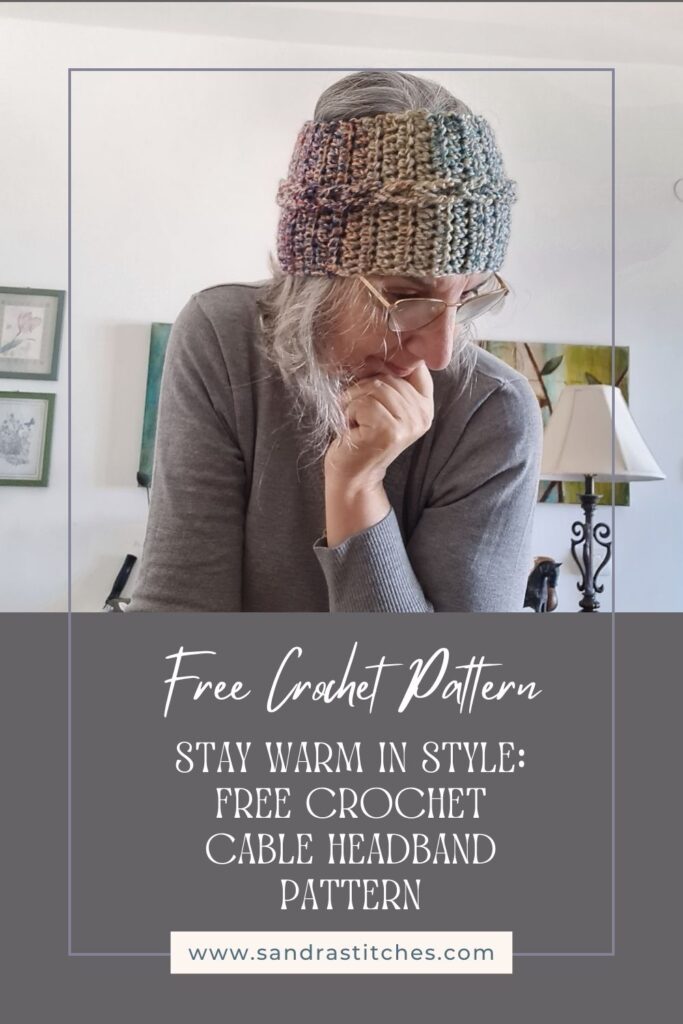 crochet cable ear warmer free pattern