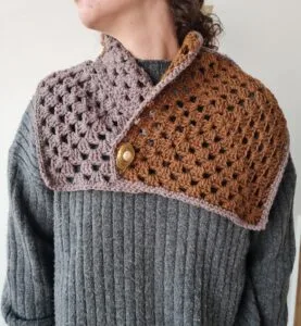 granny square cowl free pattern