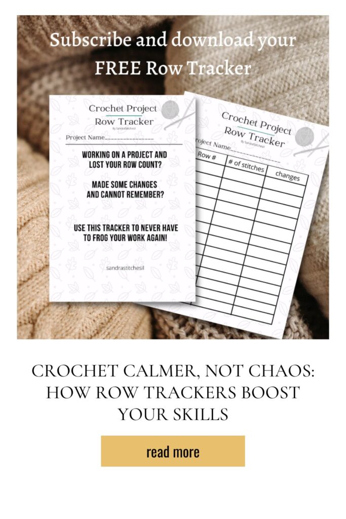 Free crochet Row Tracker Download