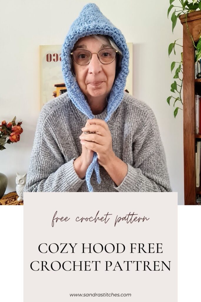cozy free crochet hood pattern