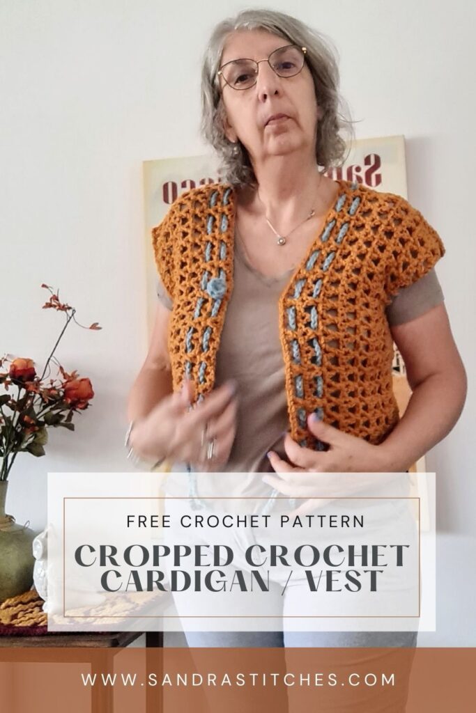cropped crochet cardigan pattern