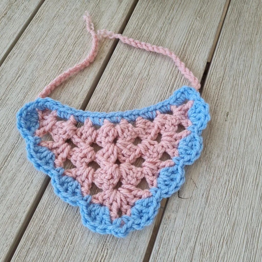 granny bandana for dogs pink