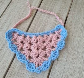 granny bandana for dogs pink