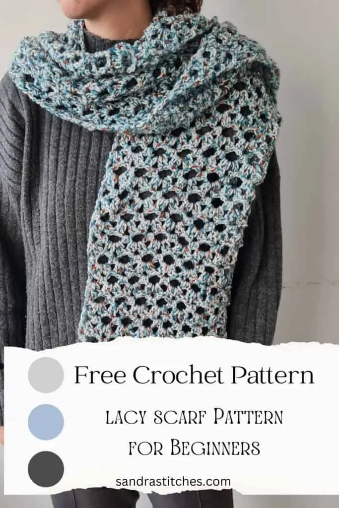 lacy crochet scarf pattern