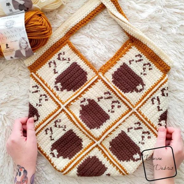 coffee mug crochet bag pattern