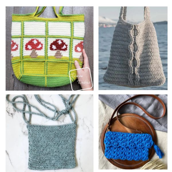 crochet bag patterns round up post