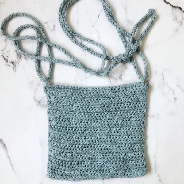 crossbody crochet free bag pattern