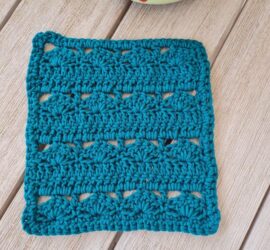 crochet washcloth pattern - Barcelona