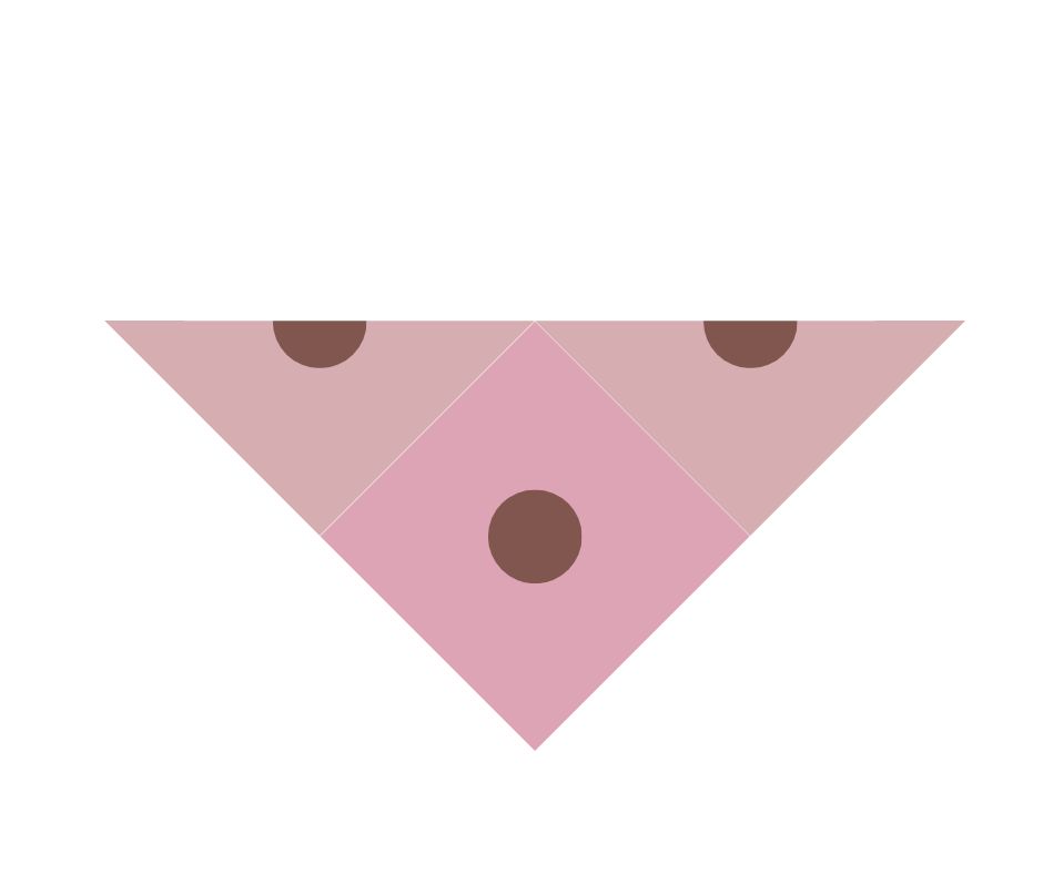 triangle bandana sketch
