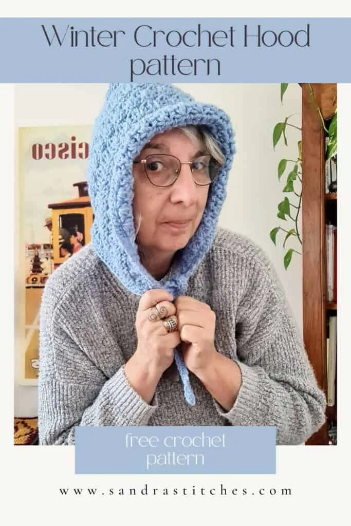 winter hood crochet pattern