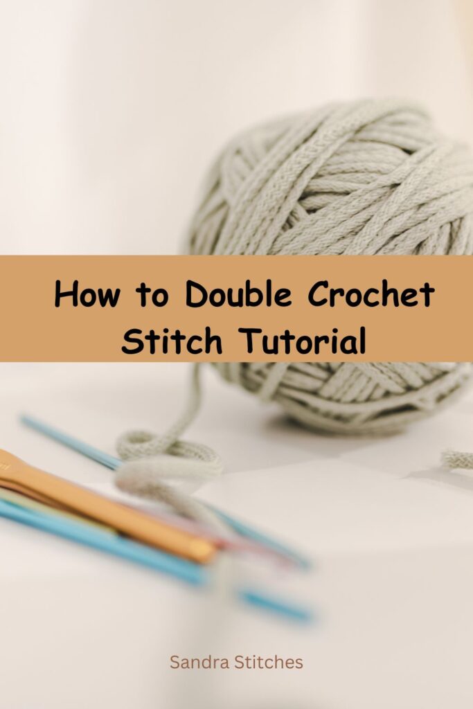 double crochet stitch tutorial