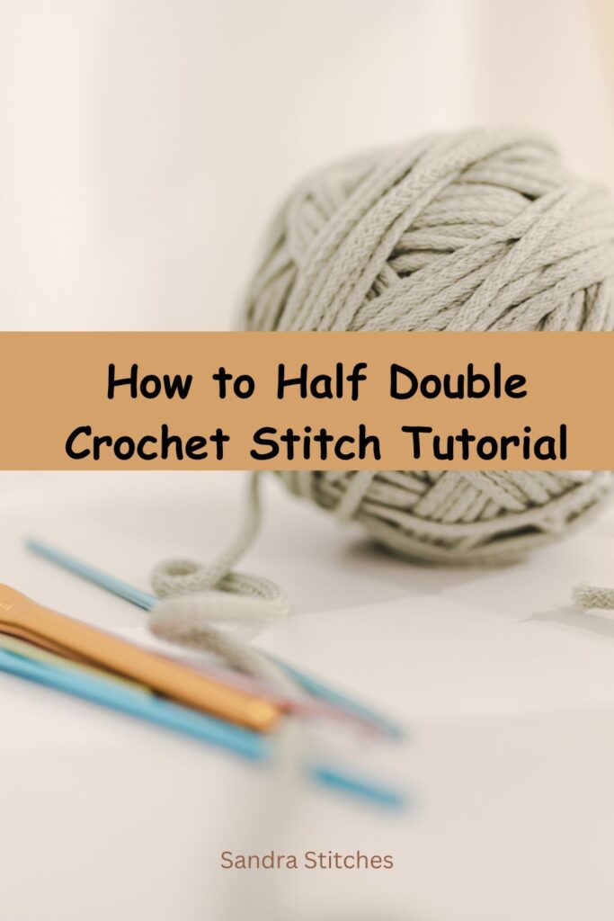 half double crochet stitch tutorial