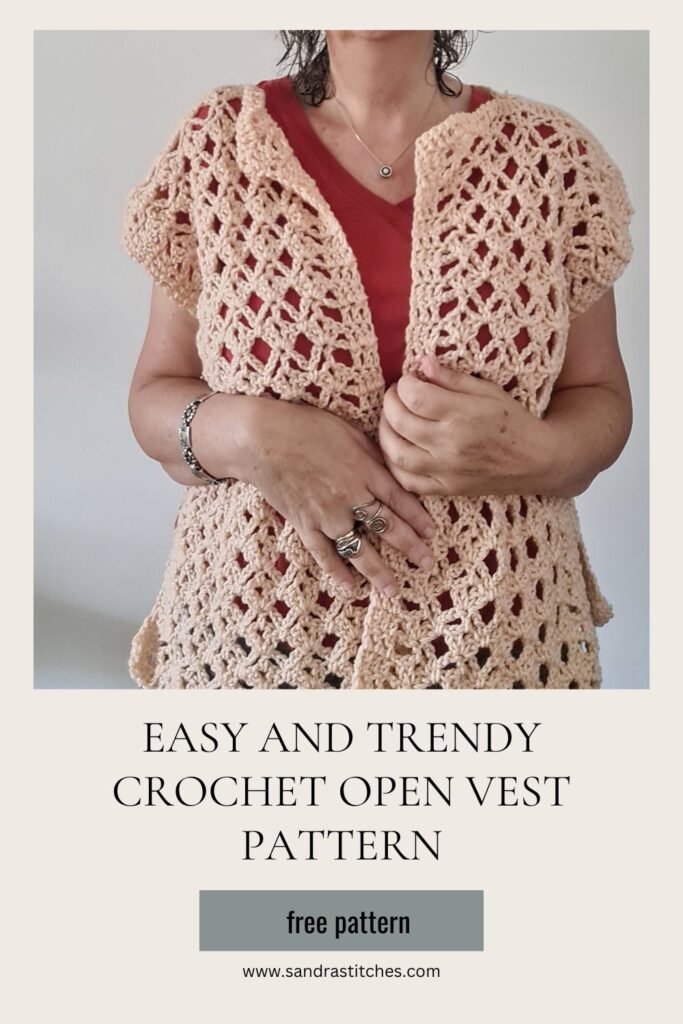 open vest crochet