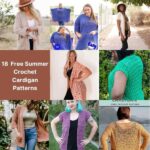 18 free summer crochet cardigan patterns