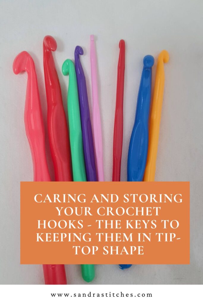 caring and storing crochet hooks