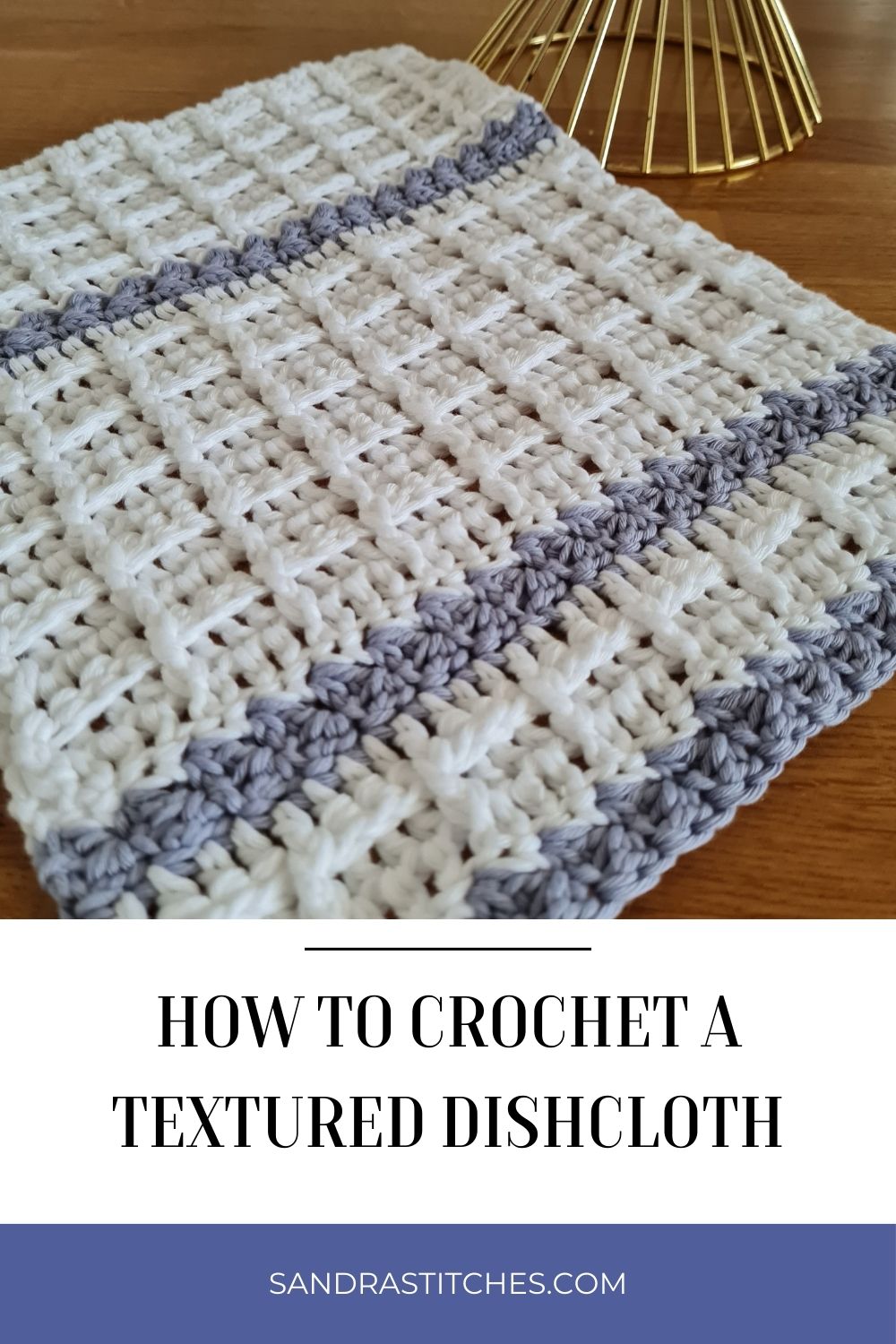 how to crochet a dishcloth
