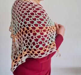 post photo- charts (600X600) lavender triangle shawl