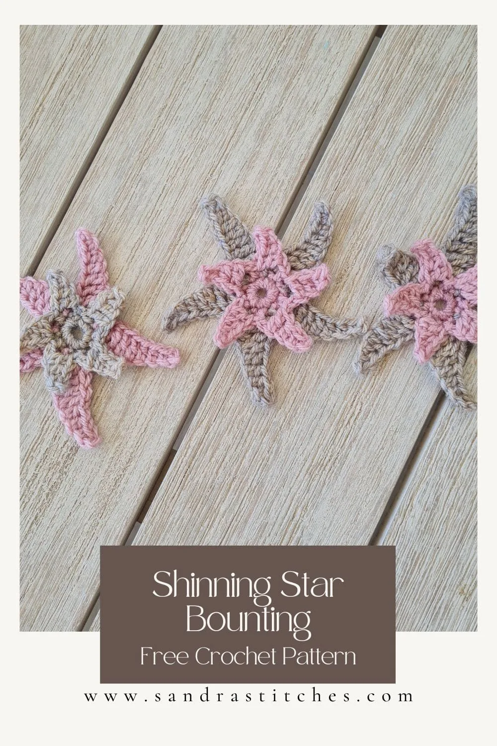 star crochet bunting pattern