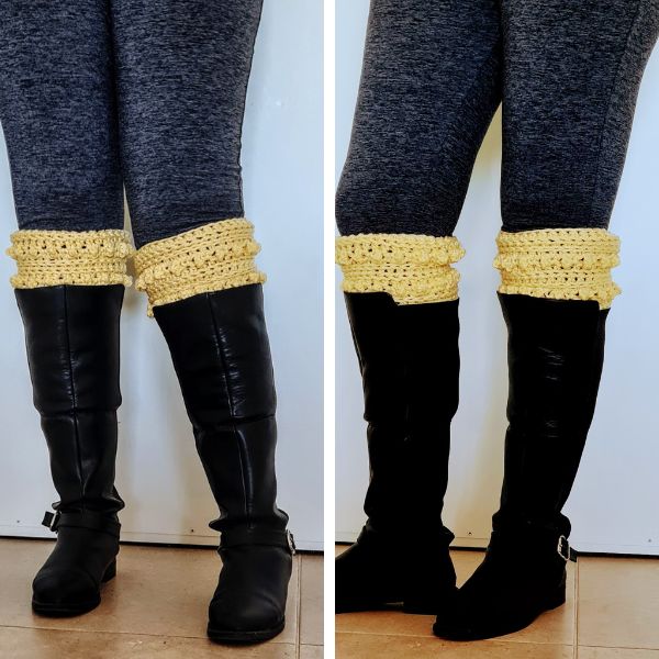 crochet boot toppers pattern