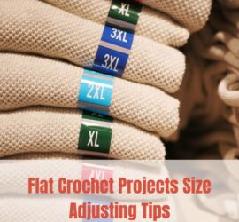 crochet flat projects Size Adjustment Tips 8