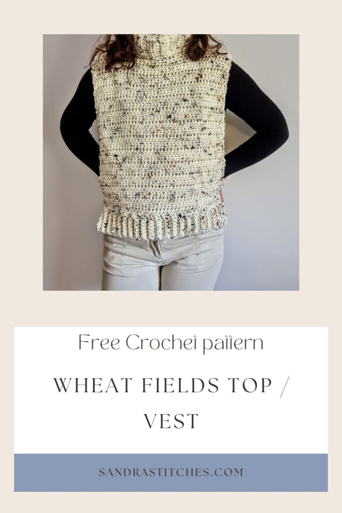 unique crochet top pattern- wheat fields