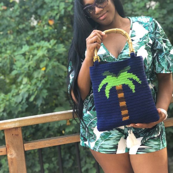 crochet techniques round-up palm tree bag