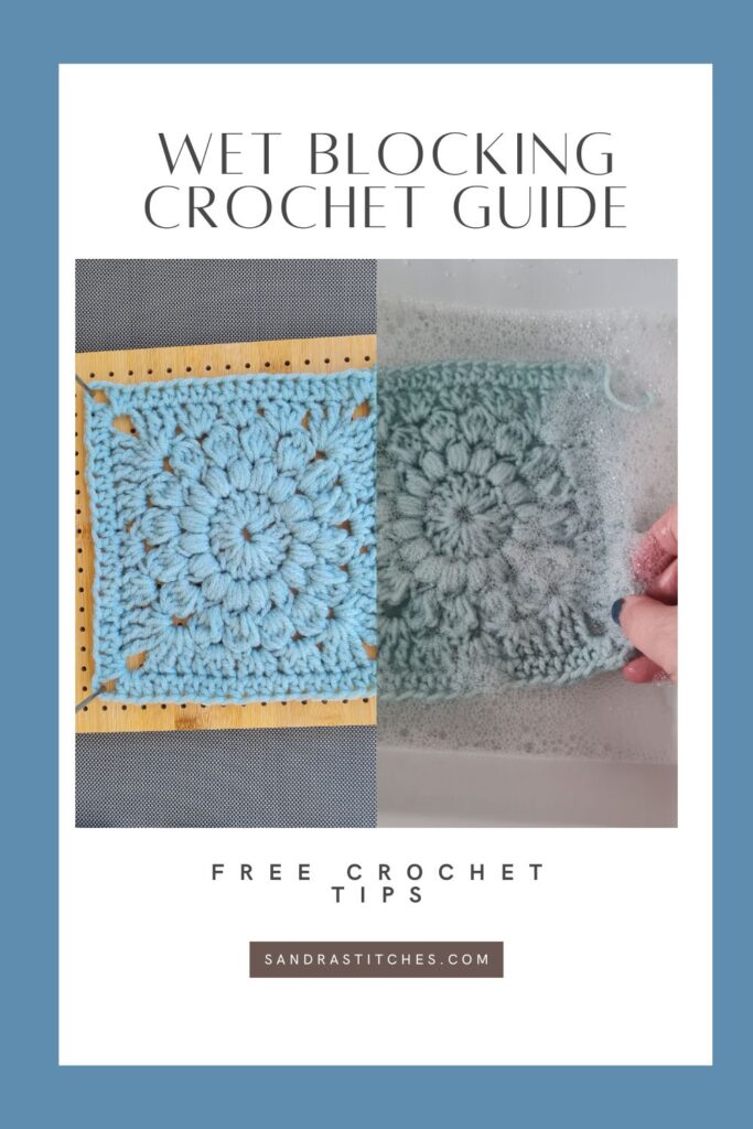 wet block ing crochet projects